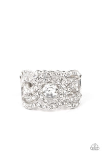 Doting on Dazzle - White Ring