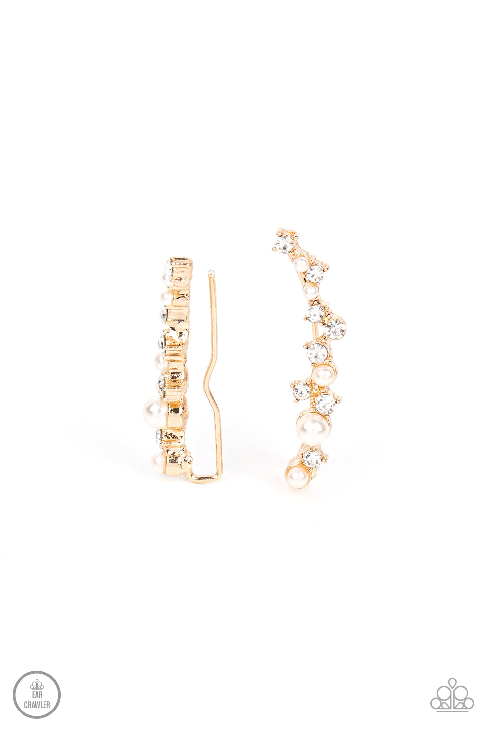 Couture Crawl - Gold Earrings