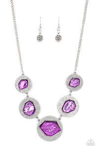 Raw Charisma - Purple Necklace Set