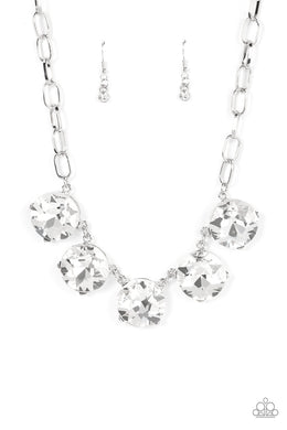 Limelight Luxury - White Necklace Set