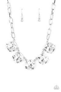 Limelight Luxury - White Necklace Set