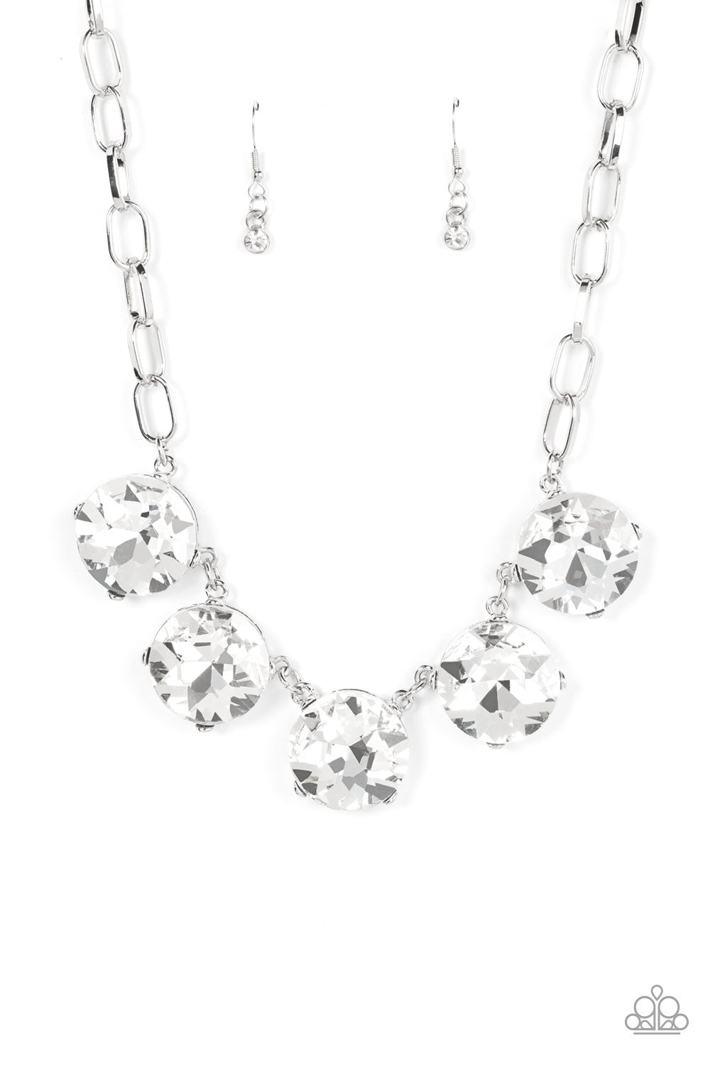 Limelight Luxury - White Necklace Set
