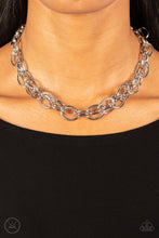 Load image into Gallery viewer, Tough Crowd - Silver Necklace Set