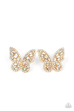 Load image into Gallery viewer, Smooth Like FLUTTER - Gold Earrings