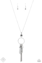 Load image into Gallery viewer, Tastefully Tasseled - Silver Necklace Set