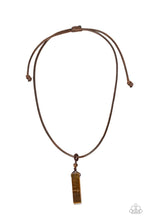 Load image into Gallery viewer, Comes Back ZEN-fold - Brown Urban Necklace