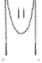 Load image into Gallery viewer, SCARFed for Attention - Gunmetal Necklace Set