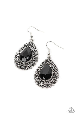 Nest Nouveau - Black Earrings