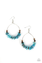 Load image into Gallery viewer, Hawaiian Kiss - Blue Earrings