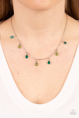 Carefree Charmer - Green Necklace Set