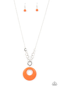 Hidden Dune - Orange Necklace Set