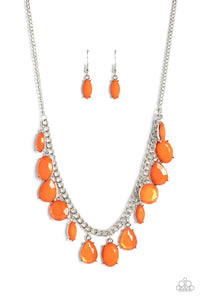 Fairytale Fortuity - Orange Necklace Set