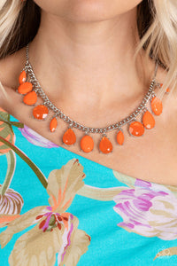 Fairytale Fortuity - Orange Necklace Set