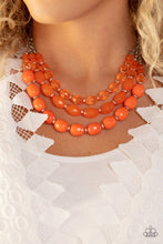 Load image into Gallery viewer, Tropical Hideaway - Orange Necklace Set