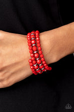 Load image into Gallery viewer, Its a Vibe - Red Bracelet