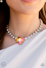 Load image into Gallery viewer, Heart in My Throat - Orange Necklace Set