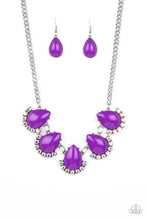 Load image into Gallery viewer, Ethereal Exaggerations - Purple Necklace Set