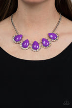 Load image into Gallery viewer, Ethereal Exaggerations - Purple Necklace Set