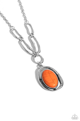 Sandstone Stroll - Orange Necklace Set