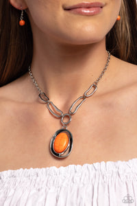 Sandstone Stroll - Orange Necklace Set