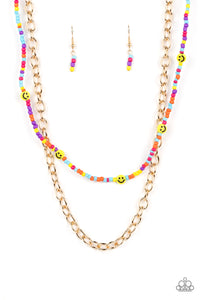 Happy Looks Good on You - Multi Necklace Set