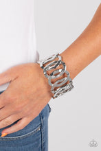 Load image into Gallery viewer, Industrial Indulgence - Silver Bracelet