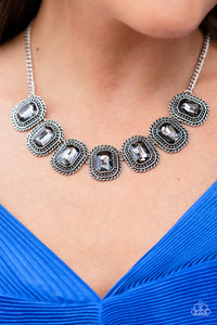 Iced Iron - Silver Necklace Set