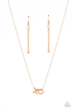 Load image into Gallery viewer, Hugs and Kisses - Gold Necklace Set