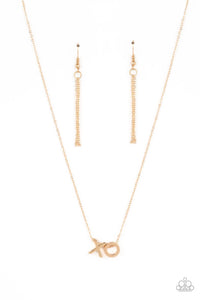 Hugs and Kisses - Gold Necklace Set