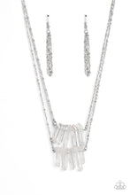 Load image into Gallery viewer, Crystal Catwalk - White Necklace Set