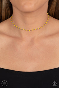 Neon Lights - Yellow Necklace Set