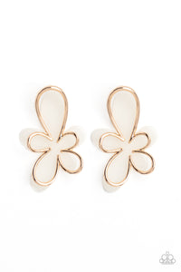 Glimmering Gardens - Gold Earrings