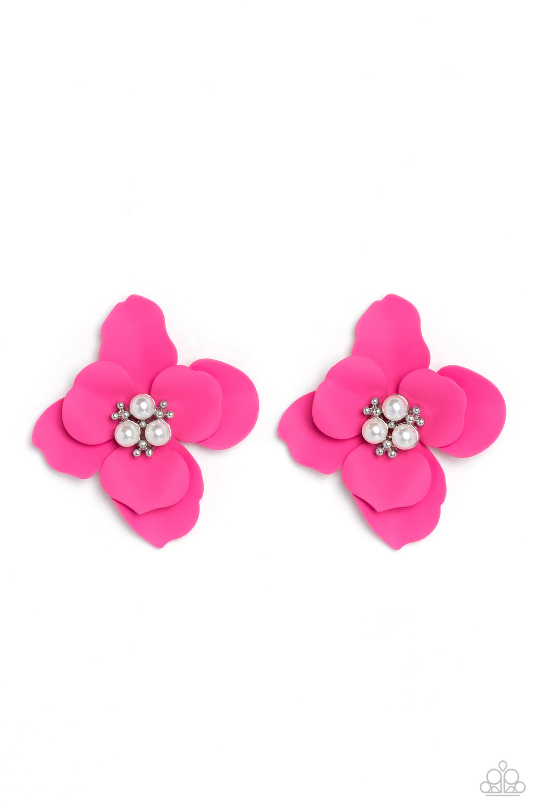 Jovial Jasmine - Pink Earrings