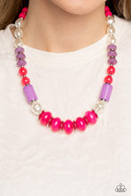 Load image into Gallery viewer, A SHEEN Slate - Pink Necklace Set