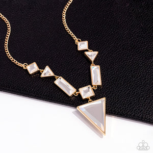 Fetchingly Fierce - Gold Necklace Set