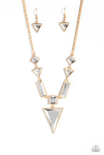 Load image into Gallery viewer, Fetchingly Fierce - Gold Necklace Set