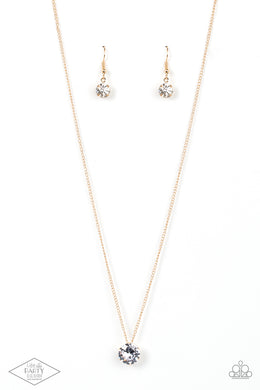 What A Gem - Gold Necklace Set