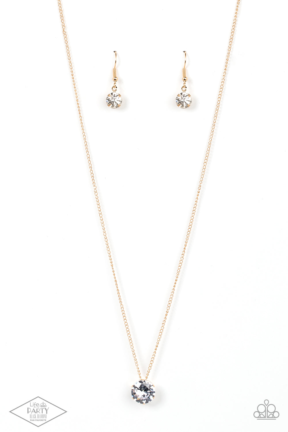 What A Gem - Gold Necklace Set