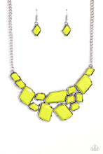 Load image into Gallery viewer, Energetic Embers - Green Necklace Set