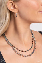 Load image into Gallery viewer, A Pop of Color - Black Necklace Set