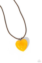 Load image into Gallery viewer, Serene Sweetheart - Yellow Necklace Set