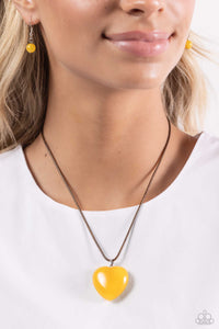 Serene Sweetheart - Yellow Necklace Set