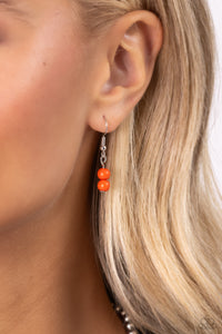 Contrasting Candy - Orange Necklace Set