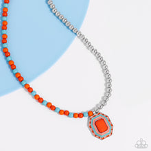 Load image into Gallery viewer, Contrasting Candy - Orange Necklace Set