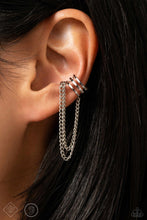 Load image into Gallery viewer, Unlocked Perfection - Silver Cuff Earrings