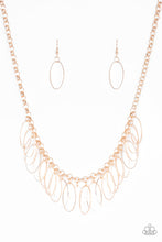 Load image into Gallery viewer, Fringe Finale - Rose Gold Necklace Set