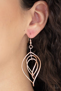 Asymmetrical Allure -  Rose Gold  Earrings