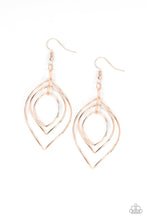 Load image into Gallery viewer, Asymmetrical Allure -  Rose Gold  Earrings