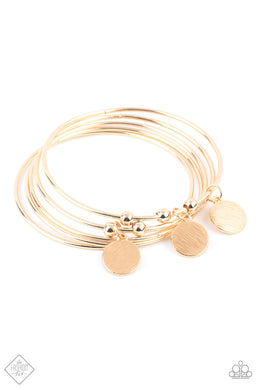 Reflective Radiance - Gold Bracelet