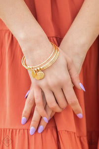 Reflective Radiance - Gold Bracelet